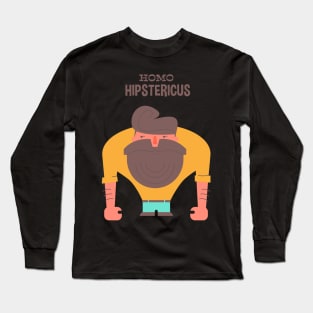 Homo Hipstericus Long Sleeve T-Shirt